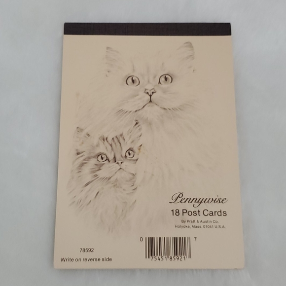 Vintage Penny Wise 15 post cards kitty  cats - Picture 1 of 4